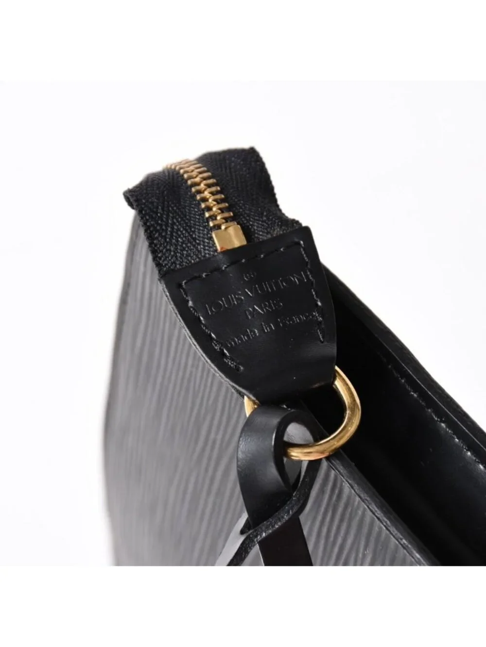 Louis Vuitton Pochette Accessoires Pouch Epi Black Gold